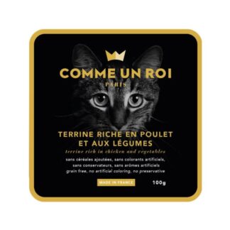 Comme Un Roi Chat Куриные овощи 16 x 100 г