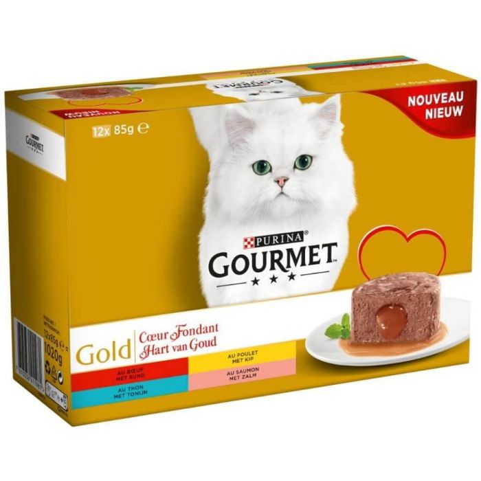 Помадка Purina Gourmet Gold Cat Heart 12 x 85 г