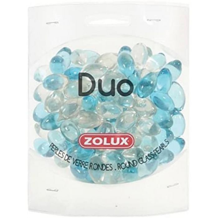 Бусины стеклянные Zolux Duo синие 462г