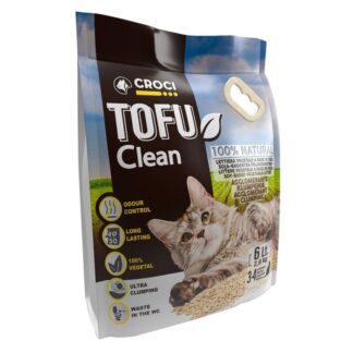 Наполнитель для кошачьего туалета Croci Tofu Clean 6 л