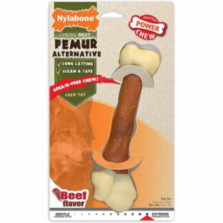 Nylabone Toy Power Chew Alternative Femur Beef XL