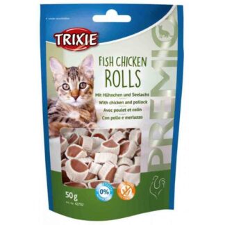 Trixie Premio Fish Chicken Rolls для кошек 50 г