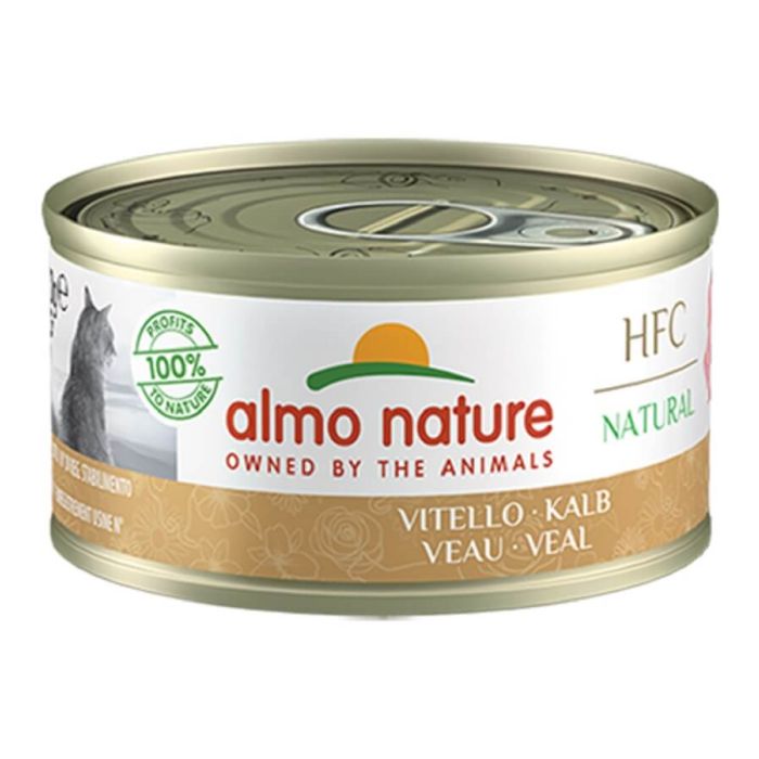 Almo Nature Cat Natural HFC Телятина 24 x 70 г