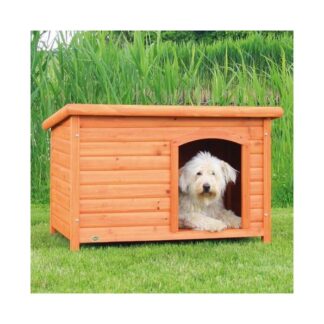 Natura Brown Flat Roof Kennel Dog 104 x 72 x 68 см