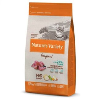 Nature's Variety Original Беззерновой стерилизованный кошачий тунец 1,25 кг