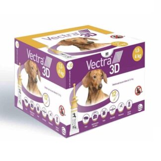 Vectra 3D Dog от 1,5 до 4 кг 12 пипеток