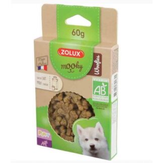 Лакомство Zolux Mooky Organic Woofies Puppy milk для щенков 60 г