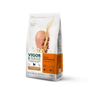 Vigor & Sage Active Dog женьшень/курица 2 кг