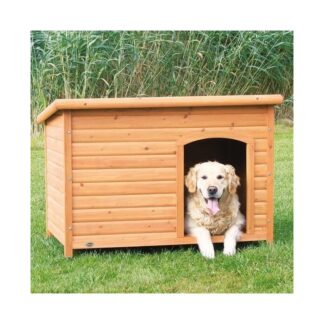 Natura Brown Flat Roof Kennel Dog 116 x 82 x 79 см