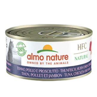 Almo Nature Cat Cuisine HFC тунец, курица и ветчина 24 x 70 г