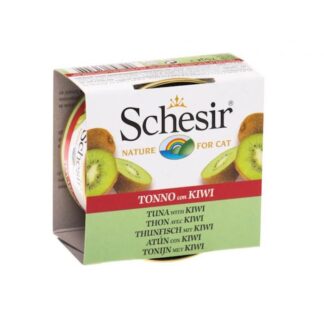 Schesir Tuna Kiwi для кошек 14 x 75 г