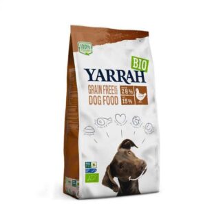 Yarrah Bio Беззерновой сухой корм для собак с курицей и рыбой для взрослых 2 кг