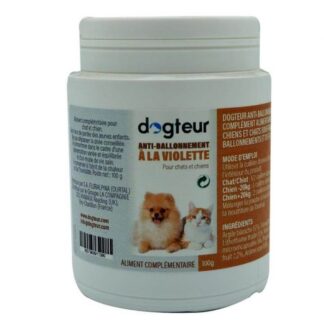 Dogteur Anti-Bloat с фиалкой для собак и кошек 100 г