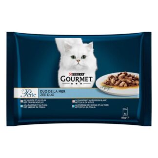 Purina Gourmet Pearl Sea Cat Duo 4 x 85 г