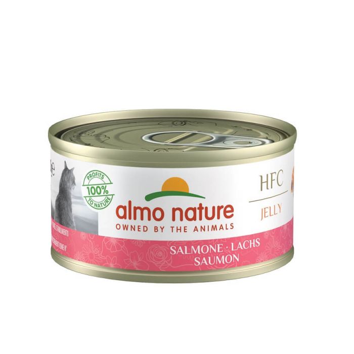 Almo Nature Cat Jelly HFC Лосось 24 x 70 г