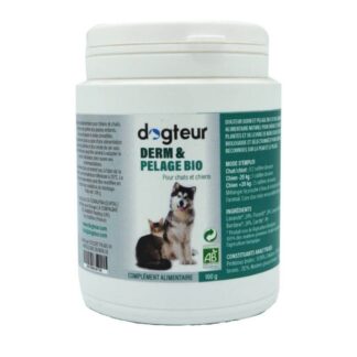 Dogteur Derm & Pelage Organic для собак и кошек, 100 г