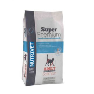 Сухой корм Nutrivet Super Premium Salmon Cat 8 кг