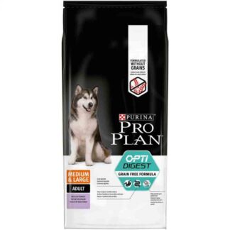 Purina Proplan Dog Medium & Large Adult OPTIDIGEST Беззерновая индейка 12 кг