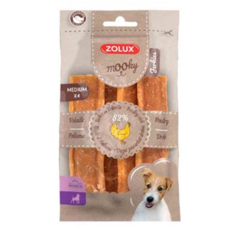 Zolux Mooky Premium Jerkies Poultry M x4