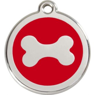 Идентификационная бирка RedDingo Os 20 мм красная