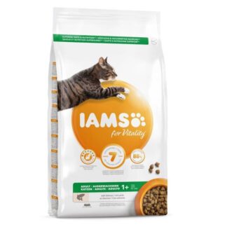 IAMS Vitality корм для взрослых кошек с лососем 1,5 кг