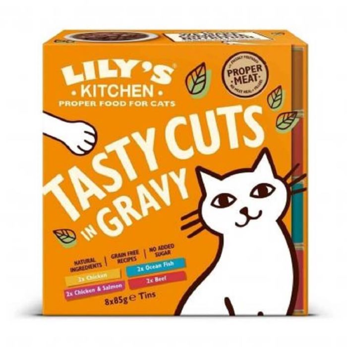 Lily's Kitchen Multipack Tasty Cuts Cat 8 x 85г