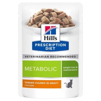 Hill's Prescription Diet Feline Metabolic Sachets 12 x 85 г
