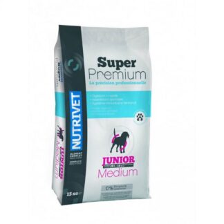 Корм для собак Nutrivet Super Premium Medium Junior 26/16 15 кг