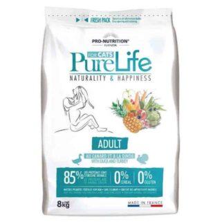 Сухой корм PureLife Adult Cat 8 кг