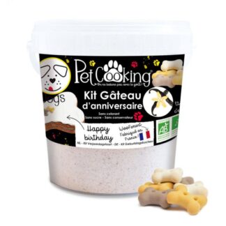 Набор для праздничного торта PetCooking Vanilla Bone 350 г