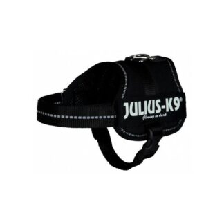 Детская привязь PowerJulius-K9, черная, XS-S, от 33 до 45 см