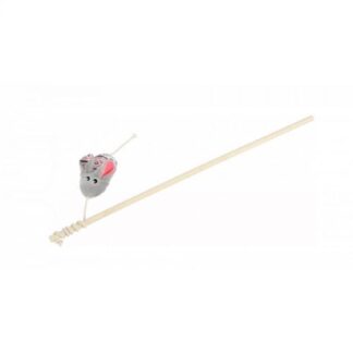 Zolux Toy KALI Fishing Rod Mouse серый кот
