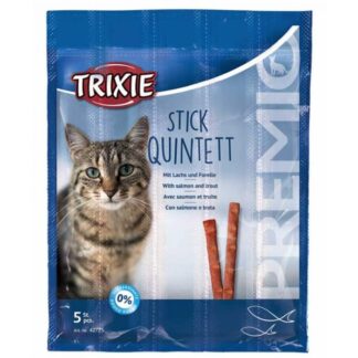 Trixie Premio Stick Quintett с лососем и форелью для кошек 5 x 5 г