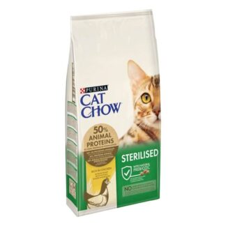 Purina Cat Chow Стерилизованная курица для кошек 10 кг