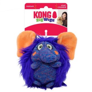 KONG ZigWigz Elephant Dog Plush M