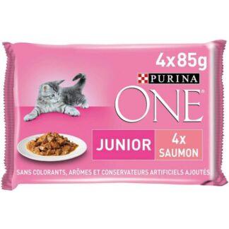 Purina One Kitten Salmon 4 x 85г