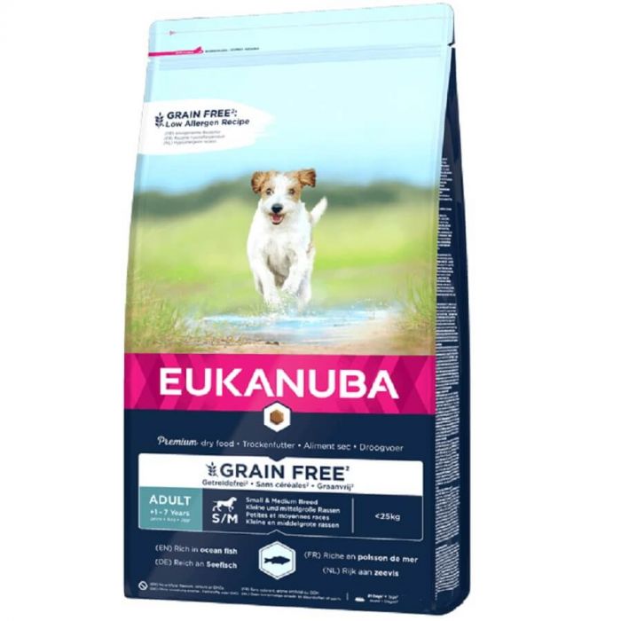 Eukanuba Adult Dog Small and Medium Breed Salmon 3 кг