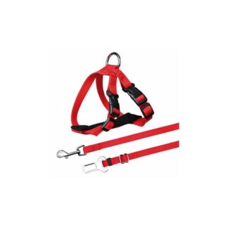 Автомобильная страховочная привязь Trixie для кошек.