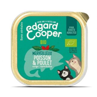 Edgard & Cooper Wonderful Organic Fish & Chicken Adult Cat 19x85 г