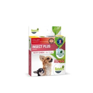 Naturals Самый маленький ошейник от насекомых для собак - 15 кг