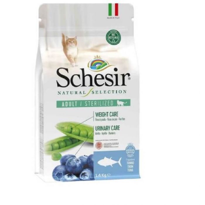 Schesir Стерилизованный монопротеин для взрослых кошек с тунцом 4,5 кг