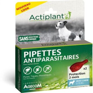 Actiplant Пипетки для борьбы с вредителями собака 2-15 кг x2