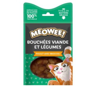 МЯУУИ! Лакомство для кошек с курицей и брокколи 35 г