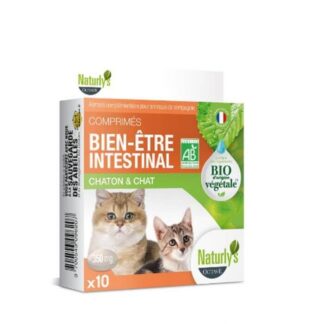Naturlys органическое кишечное благополучие котят и кошек 10 шт.