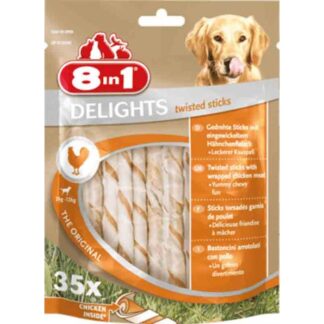 Палочки для собак 8in1 Delights Twisted XS x 35