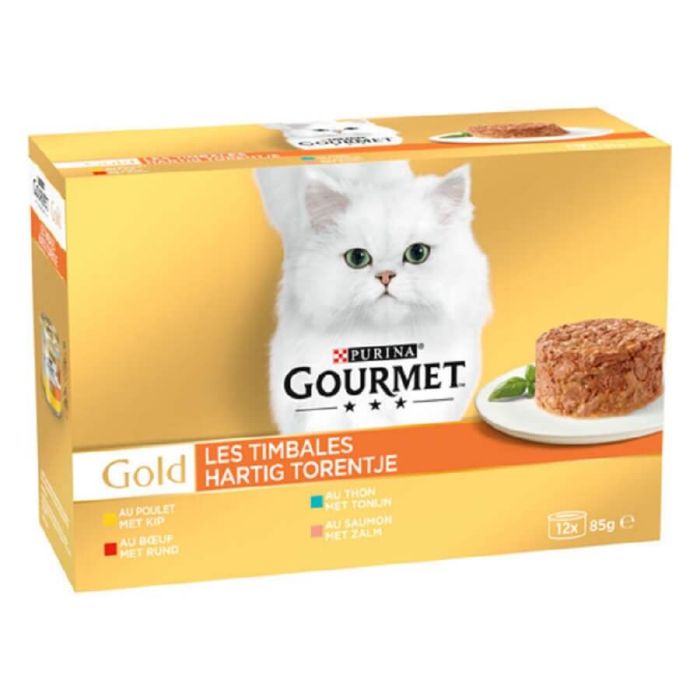 Purina Gourmet Gold Cat Les Timbales 12 x 85 г