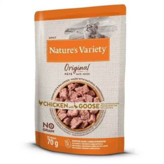Корм Nature's Variety Original для кошек без зерна с гусиной и курицей, 70 г