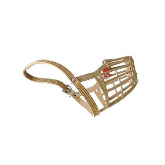 Пластиковый и кожаный намордник T6