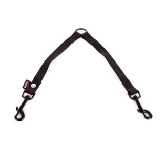 Поводок Martin Sellier для пар, нейлон, черный, 2 x 25 см