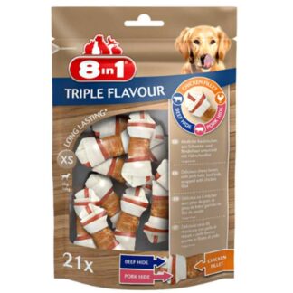 8in1 Triple Flavor Bone XS для собак x21